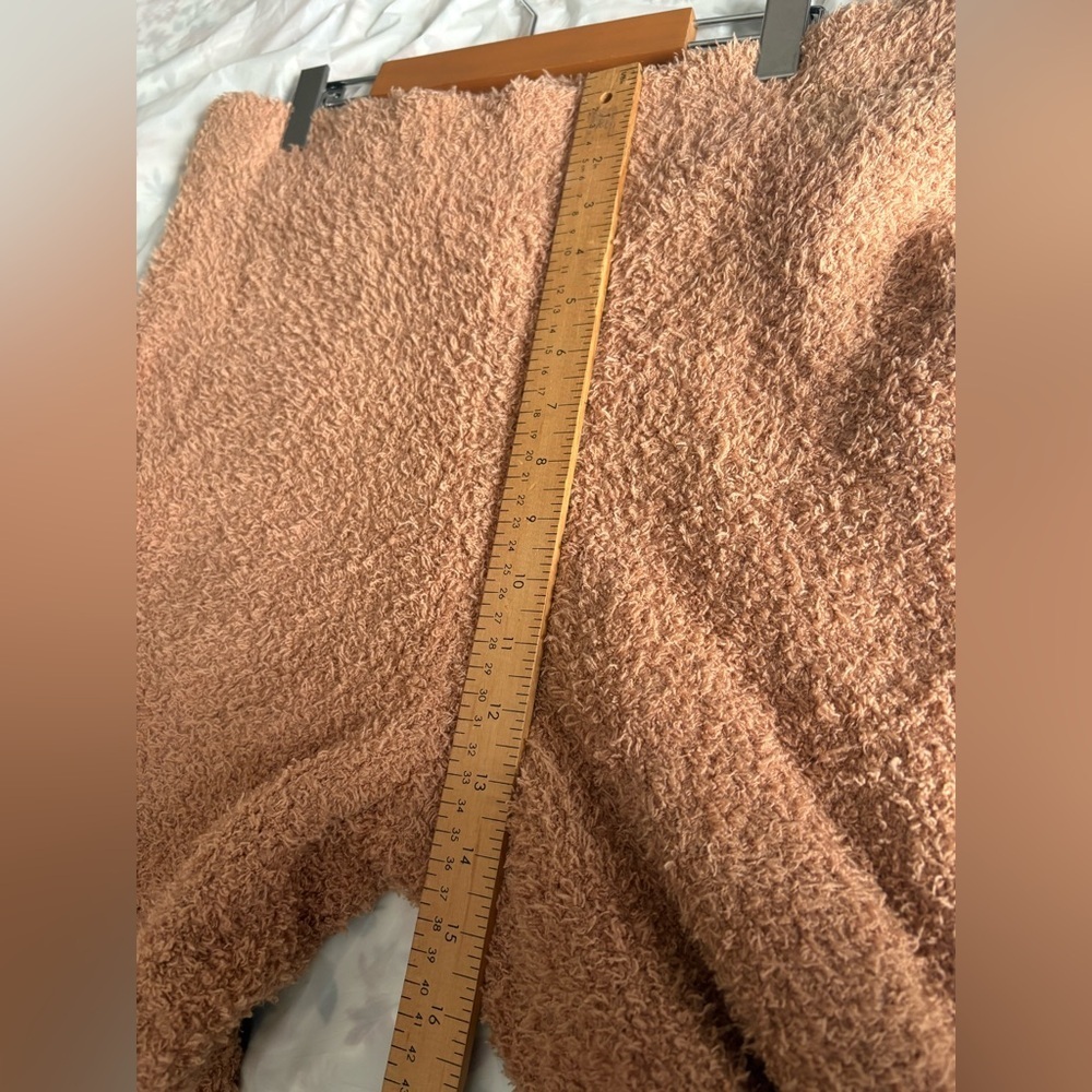 Aerie NWT cozy knit marshmallow lounge pant wide leg size XL pull on stretch - Picture 5 of 9